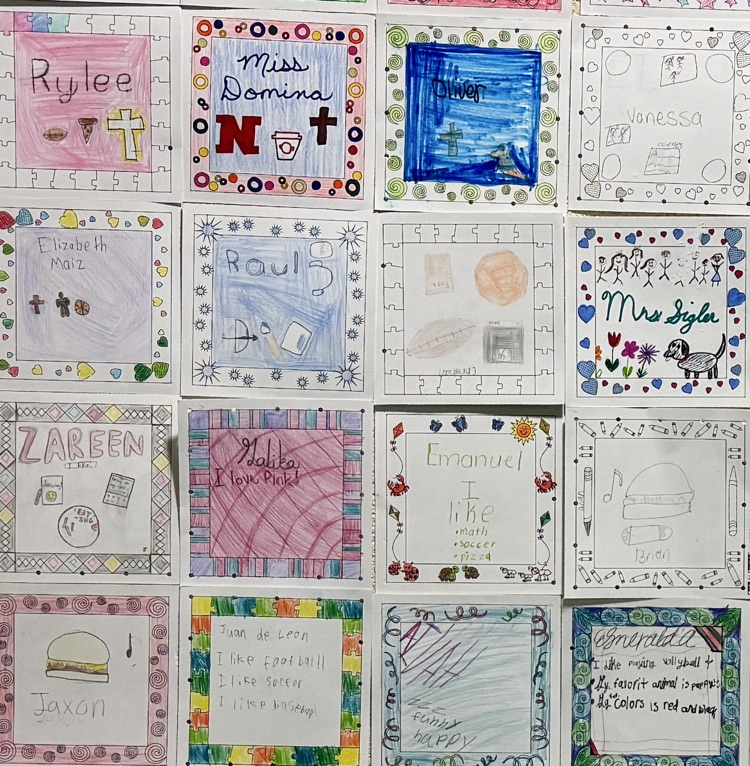 Close up of a few quilt squares 