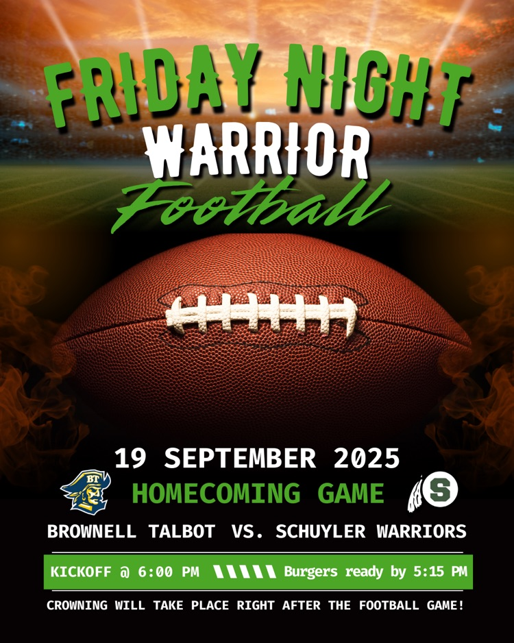 homecoming football flyer