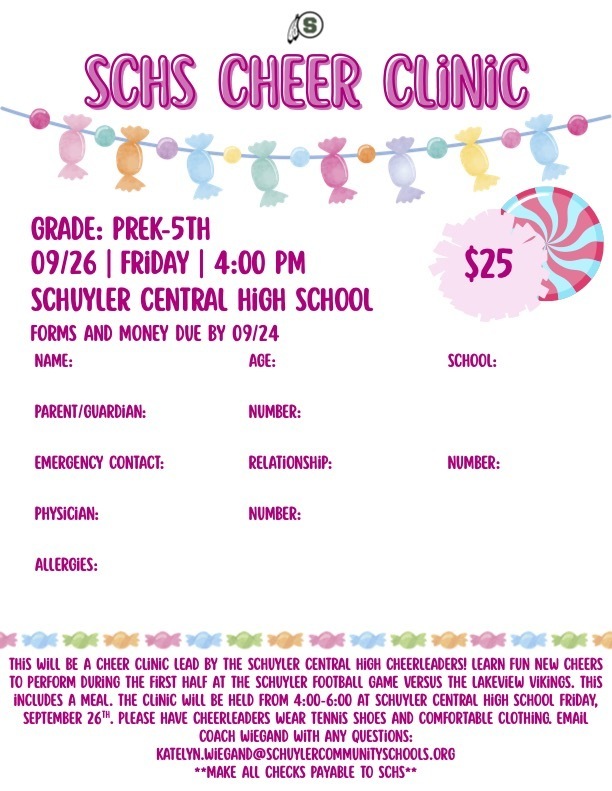 SCHS Cheer Clinic
