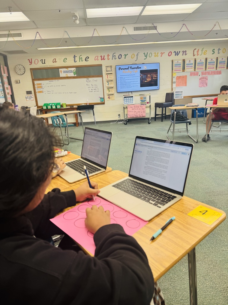 Our 6th Grade Writing class enjoyed a Personal Narrative Reading Café with Mrs. Arriola — where students “tasted” each other’s stories just like sipping their favorite brew! 📖💬 #WritingCafé #6thGradeWriters #StoryTasting