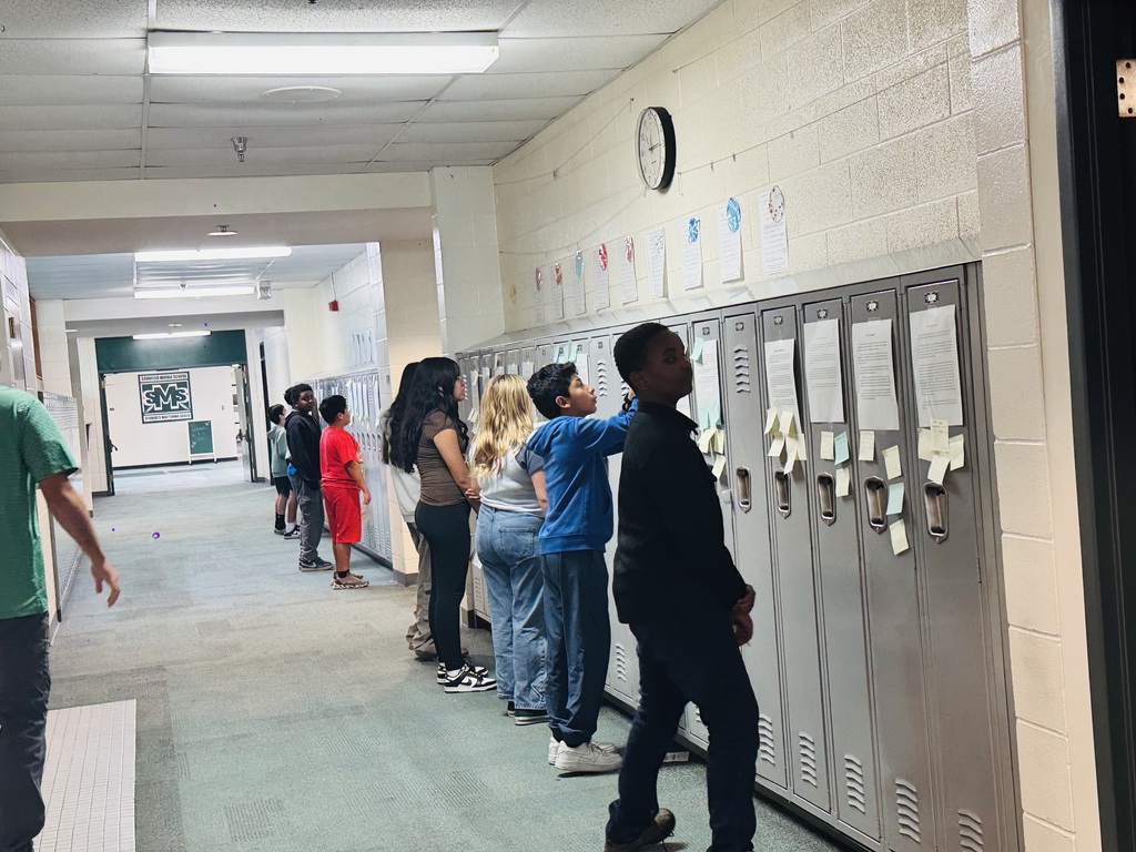 Our 6th graders took pride in sharing their personal narratives through Locker Publishing Walk with Mrs. Arriola’s Writing class! 🚶♀️📖 Every locker told a story worth reading! 💫 #6thGradeWriters #LockerPublishingWalk #YoungAuthors