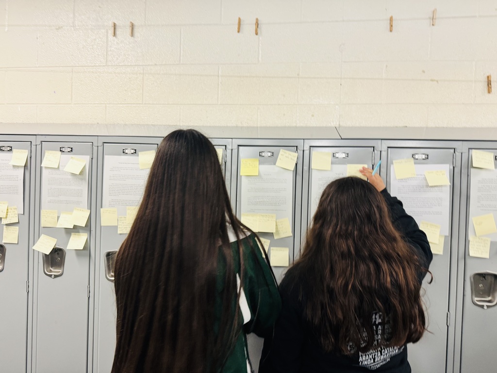 Our 6th graders took pride in sharing their personal narratives through Locker Publishing Walk with Mrs. Arriola’s Writing class! 🚶♀️📖 Every locker told a story worth reading! 💫 #6thGradeWriters #LockerPublishingWalk #YoungAuthors