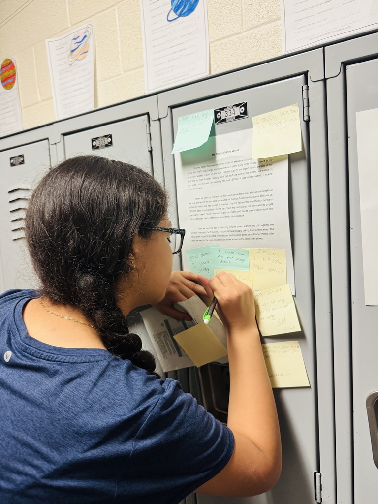 Our 6th graders took pride in sharing their personal narratives through Locker Publishing Walk with Mrs. Arriola’s Writing class! 🚶♀️📖 Every locker told a story worth reading! 💫 #6thGradeWriters #LockerPublishingWalk #YoungAuthors
