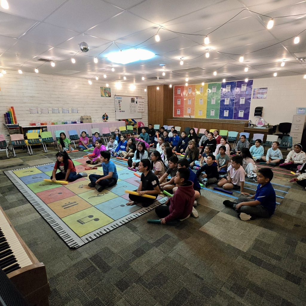 4th Graders Playing Boomwhackers