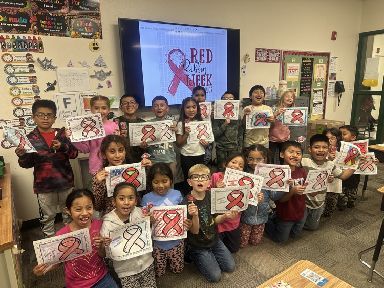 Red Ribbon Week in Mrs. Salazar class