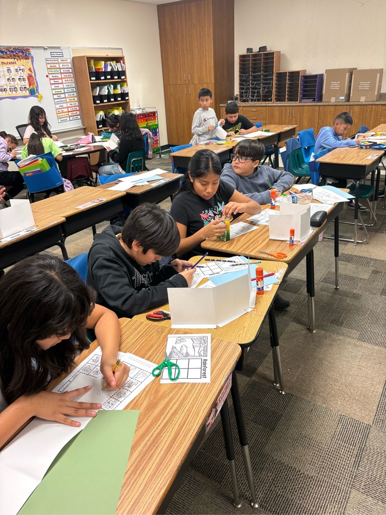 Science gets hands-on! Our 5th graders built ecosystem models to show how every living thing connects. #ScienceInAction