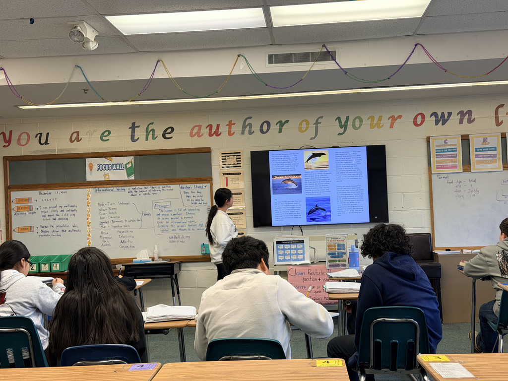 Ending the 2nd quarter with creativity—6th graders transformed informational essays into brochures and presented their work 📘