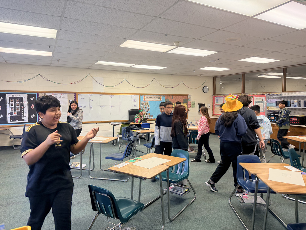🎶🕺 When the music stops, the grammar starts! ✏️ Our 6th grade writers are dancing, moving, and mastering parts of speech—learning has never sounded (or looked) this fun! 📚✨
