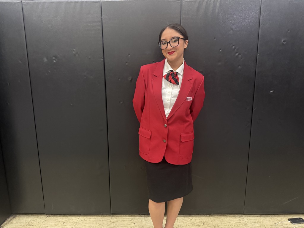 Allison dressed up to compete at District STAR events