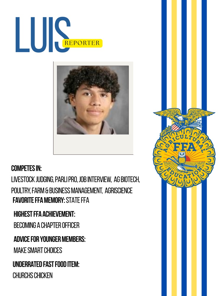 In honor of National FFA Week, we’re proud to spotlight our incredible FFA Officer Team! Thank you for your leadership, dedication, and passion for our chapter this year!💙💛