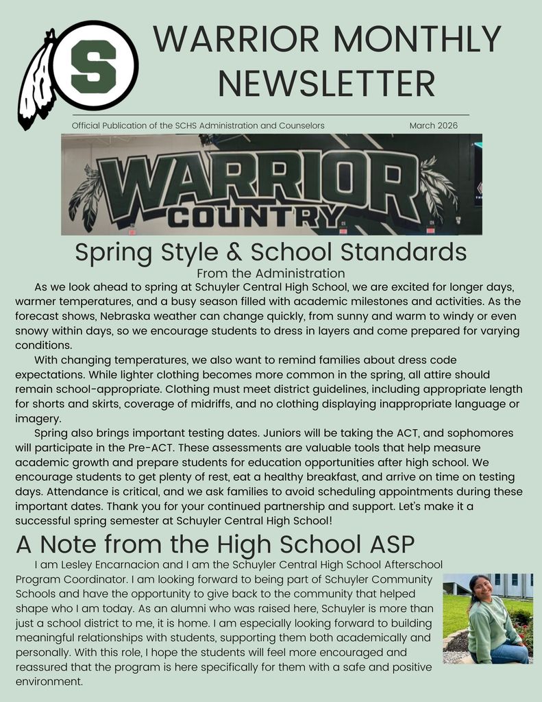 March Newsletter