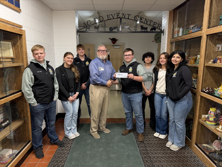 Congratulations to our FFA Chapter who earned 2nd Place in the National FFA Week Sweepstakes, sponsored by Homestead Bank! 🎉🌽
