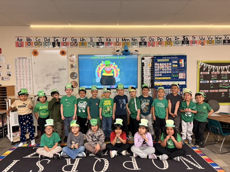 Happy St. Patrick’s Day! Celebrating together the spirit of luck, joy, and learning 💚🍀📚