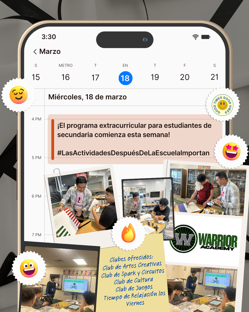 Highschool Afterschool Program Update