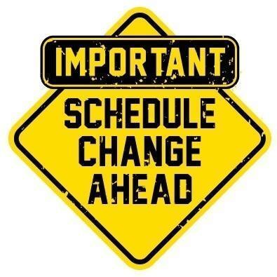 schedule change