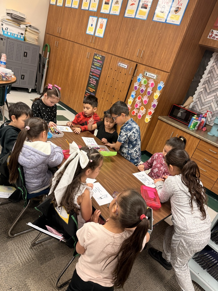 We had a wonderful visit! The Head Start students spent time with our kindergarten class—they read a story together and did some coloring.