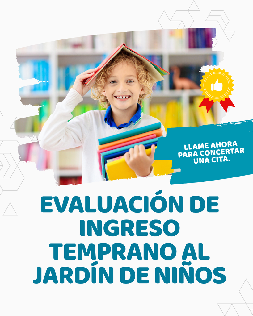 Early entrance to kindergarten,  call now to make an appointment