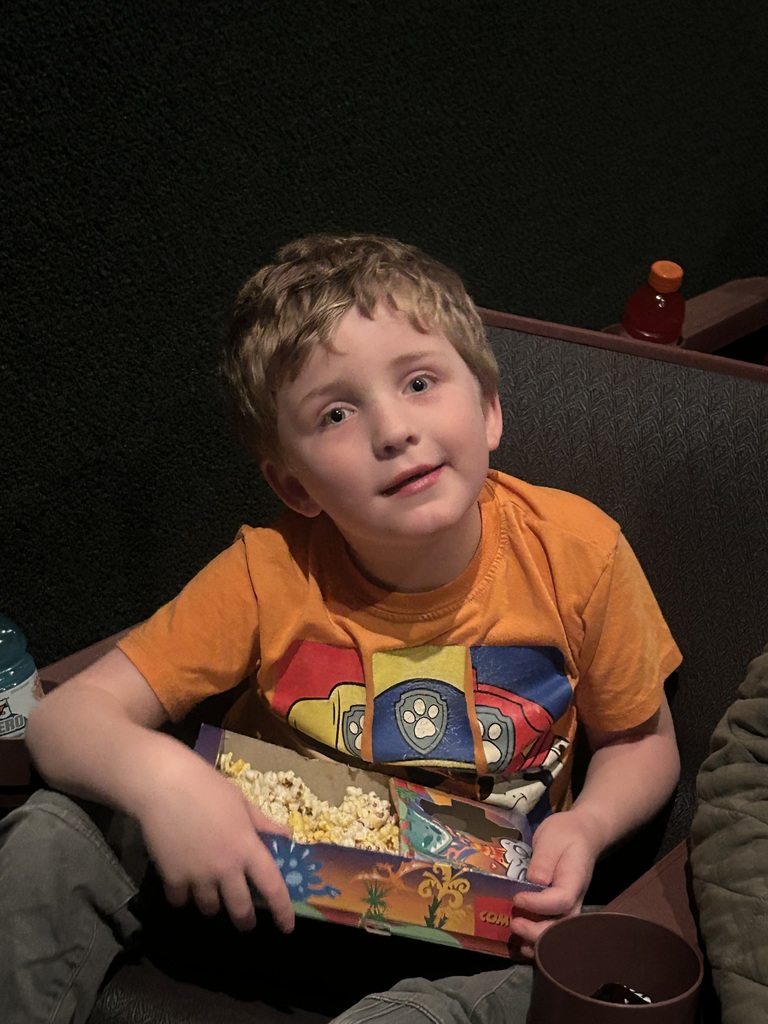 Movie day in kindergarten 