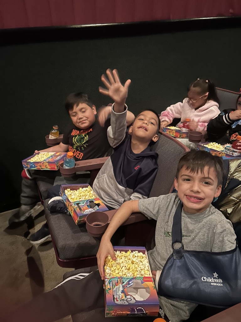 Movie day in kindergarten 