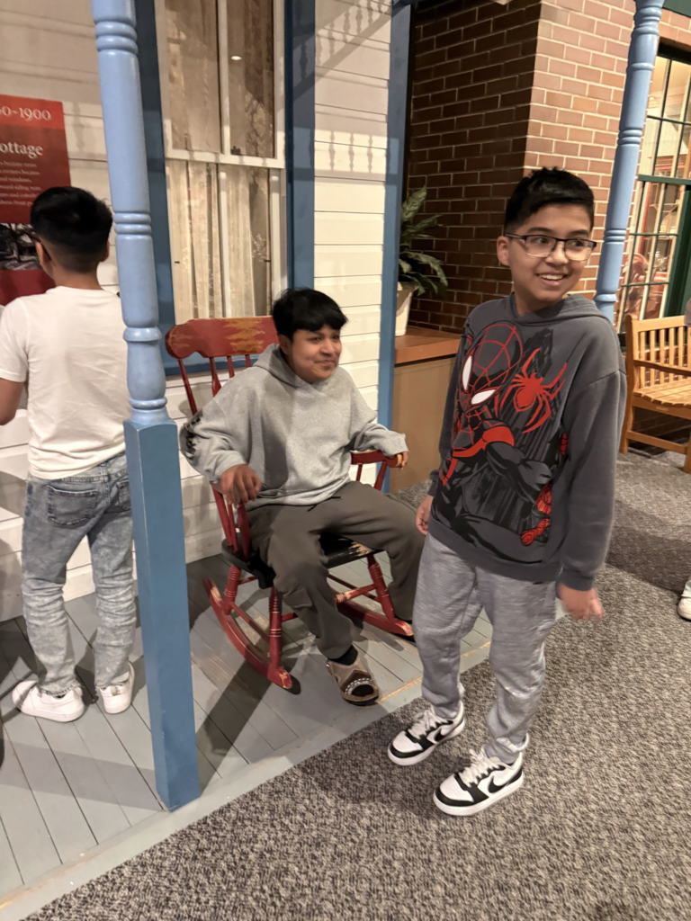 Students on their field trip 