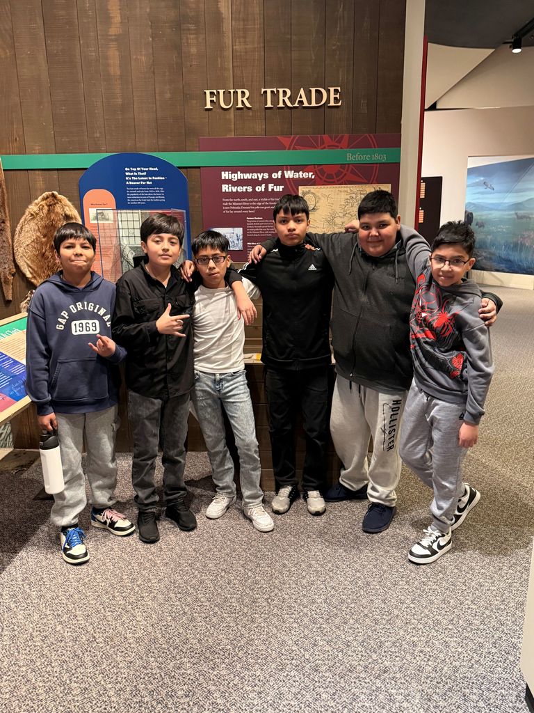 Students on their field trip 