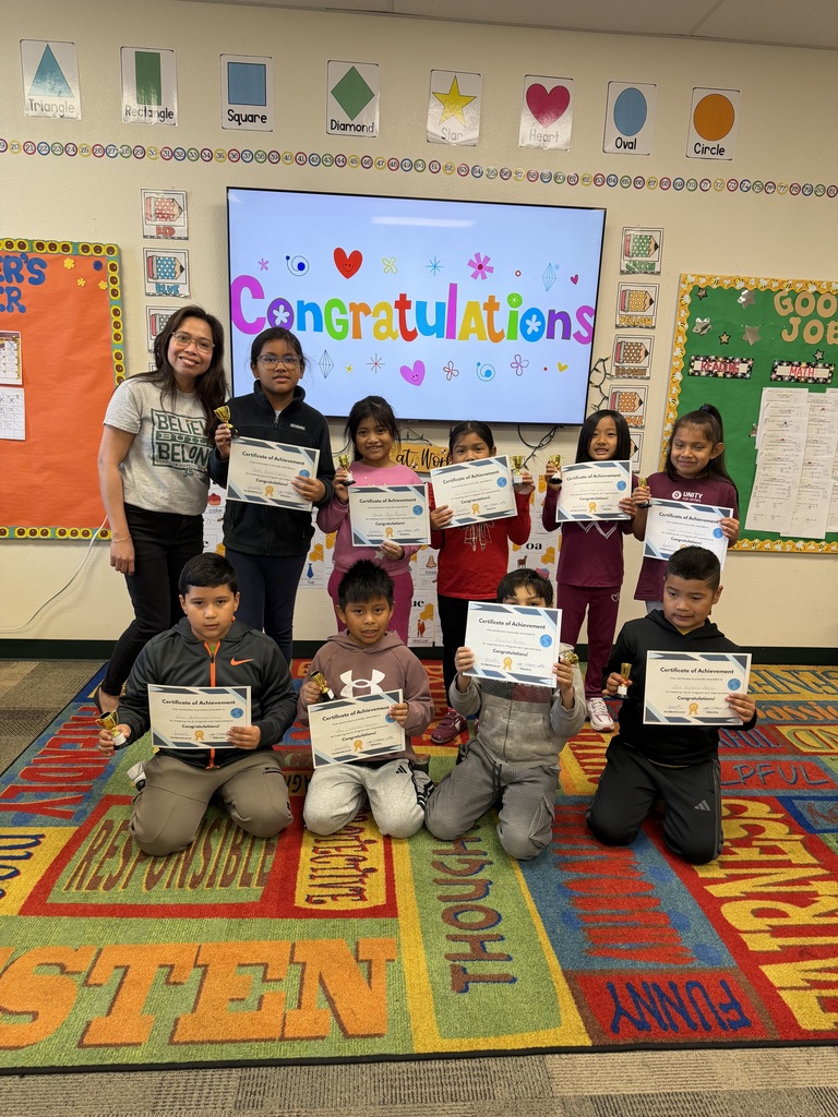 Congratulations to these  2nd Graders for achieving the advanced level on their English Language Proficiency Assessment Test! We are proud  of your hard work and accomplishment.