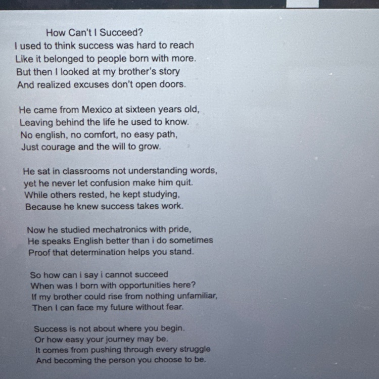 success poem