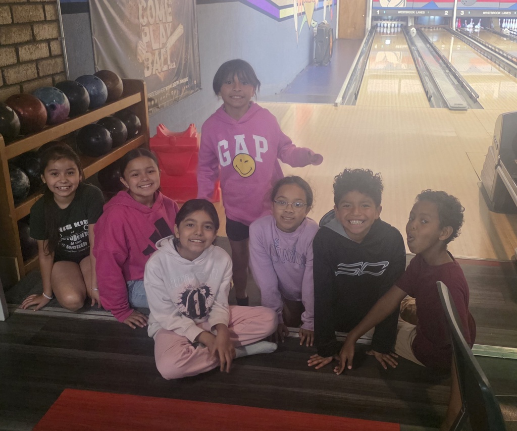 Mrs. Holub's class is bowling! 