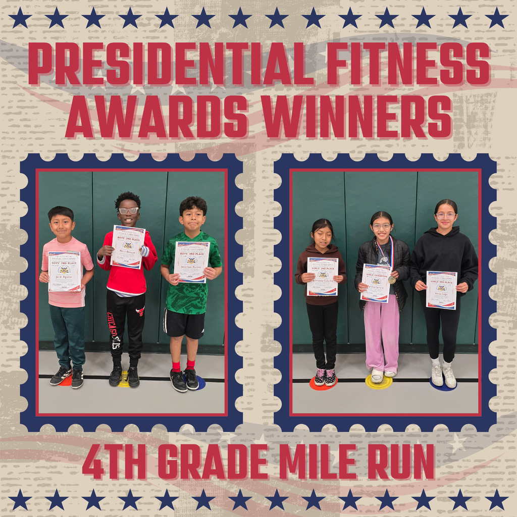4th Grade Presidential Fitness Champions