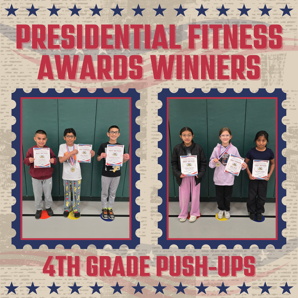 4th Grade Presidential Fitness Champions