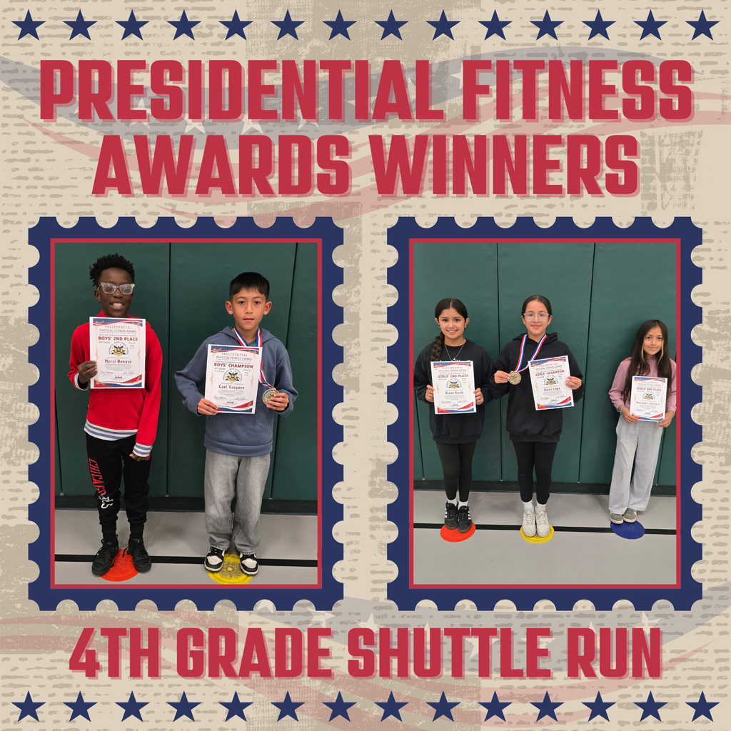 4th Grade Presidential Fitness Champions
