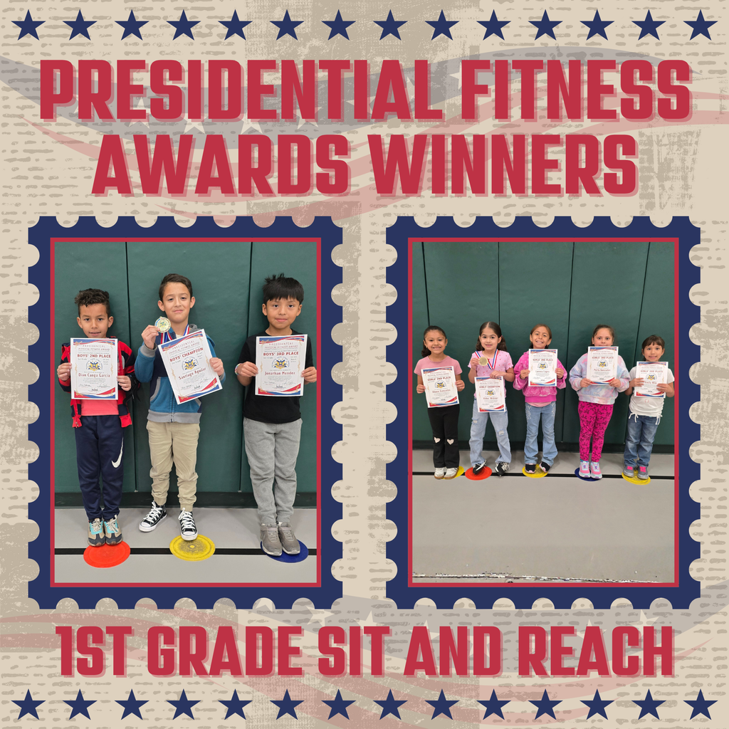 1st Grade Presidential Fitness Champions