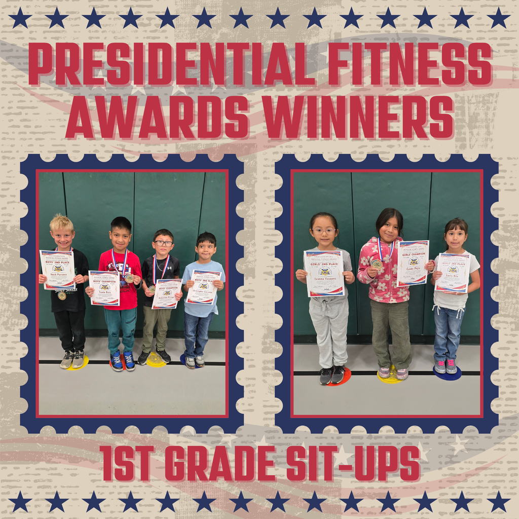 1st Grade Presidential Fitness Champions