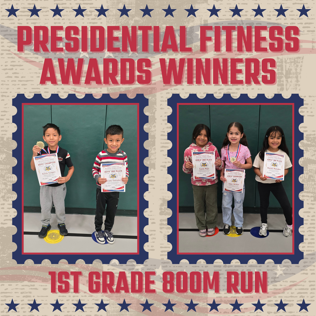 1st Grade Presidential Fitness Champions