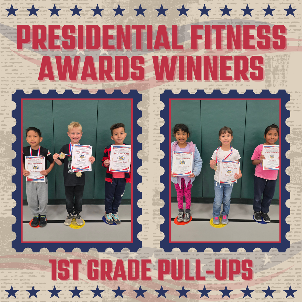 1st Grade Presidential Fitness Champions