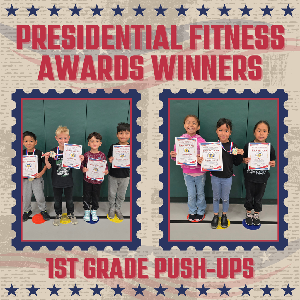 1st Grade Presidential Fitness Champions