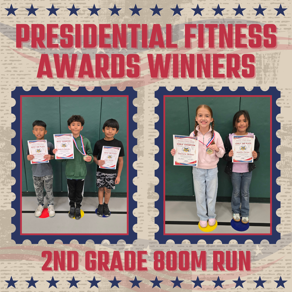 2nd Grade Presidential Fitness Champions