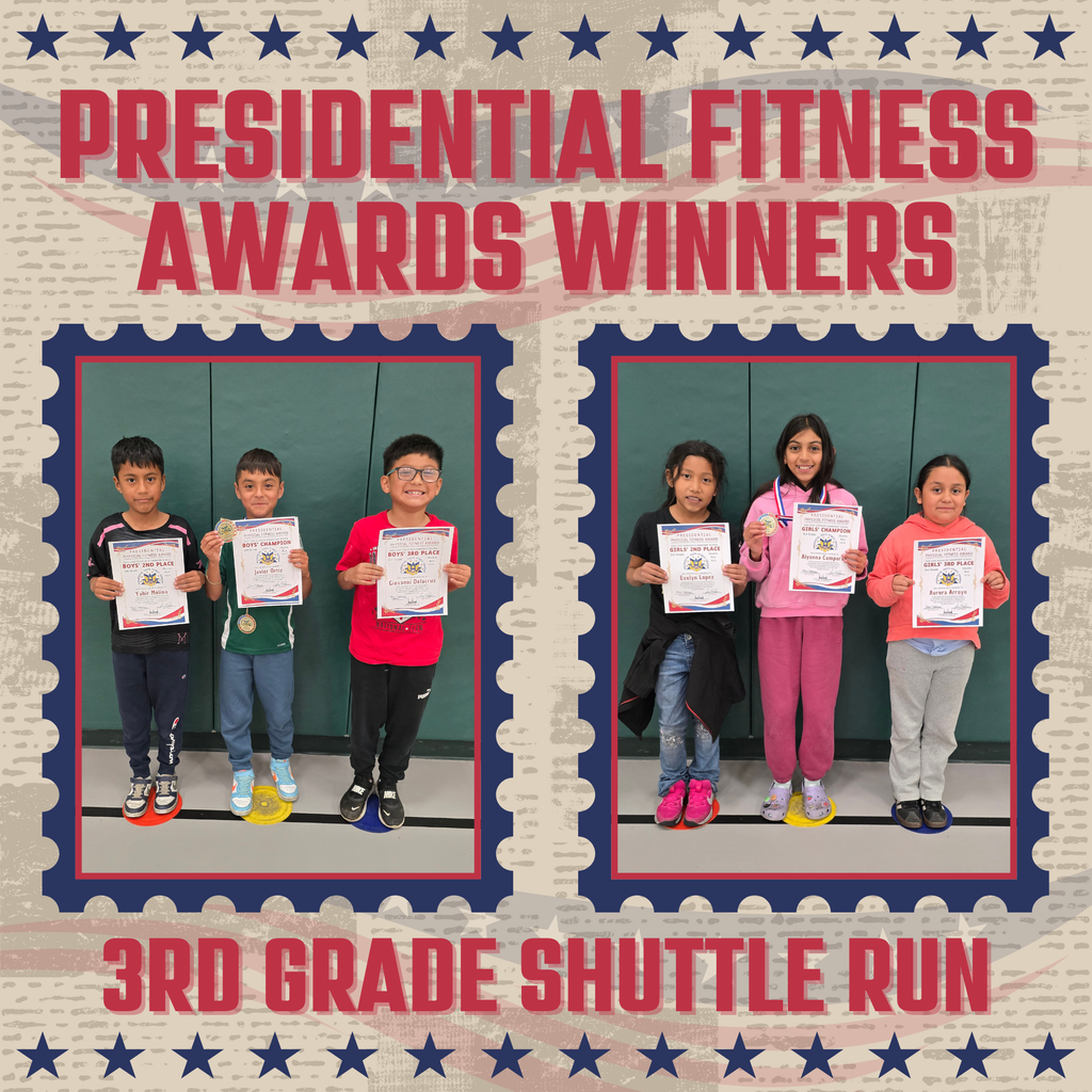 3rd Grade Presidential Fitness Champions
