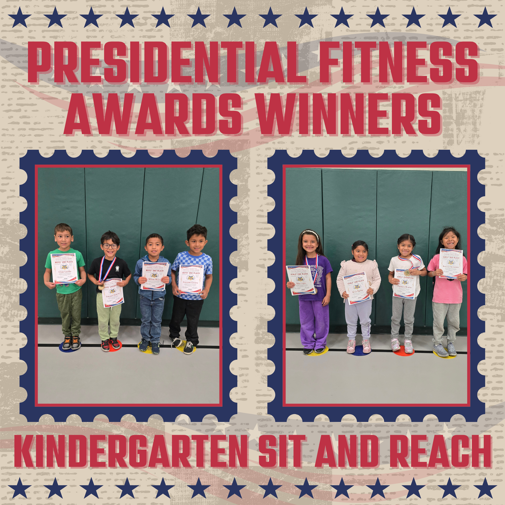 Kindergarten Presidential Fitness Champions