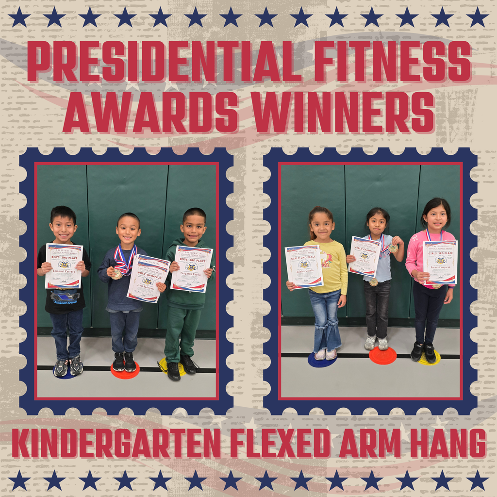 Kindergarten Presidential Fitness Champions