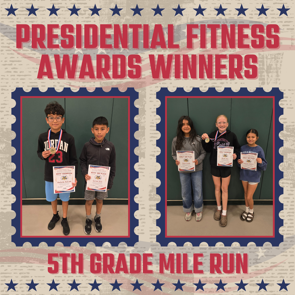 5th Grade Presidential Fitness Champions