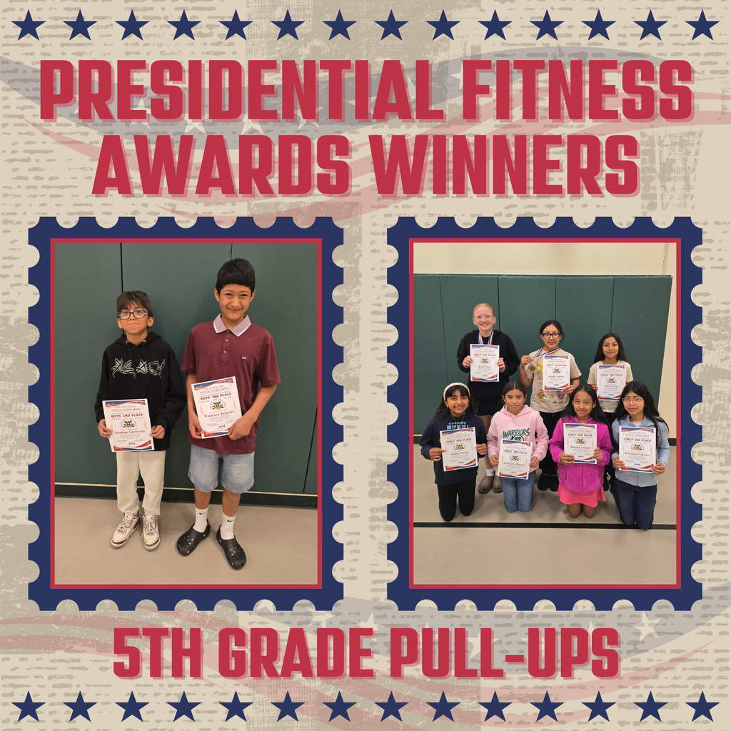 5th Grade Presidential Fitness Champions