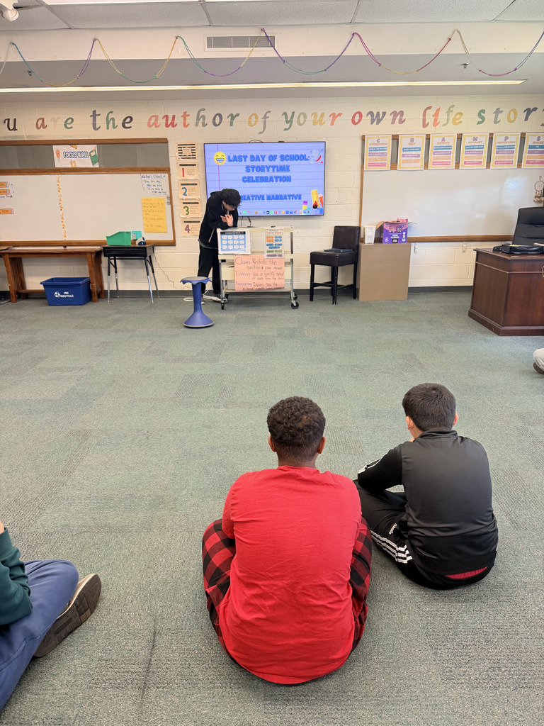 6th Grade Writing class ended the school year with voices full of imagination—sharing and storytelling their very own creative narratives.