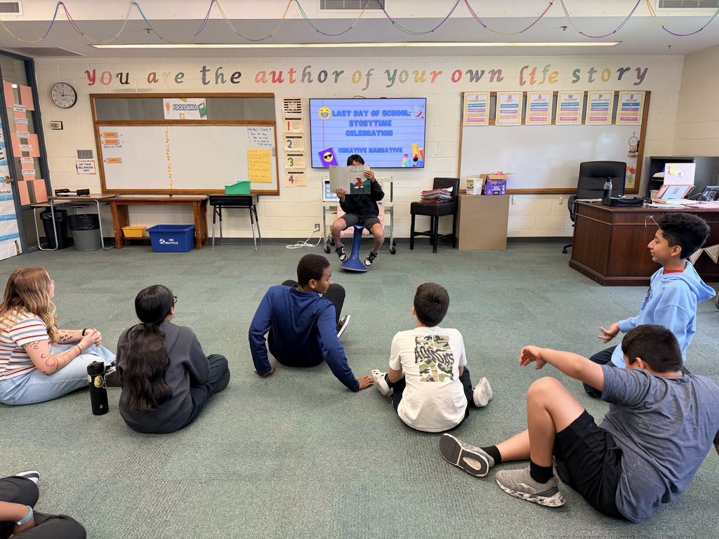 6th Grade Writing class ended the school year with voices full of imagination—sharing and storytelling their very own creative narratives.