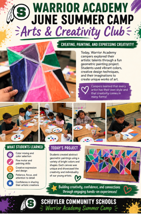 June summer camp clubs
