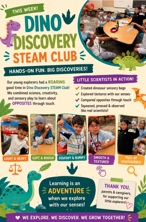 poster of activities that have happened during June summer camp