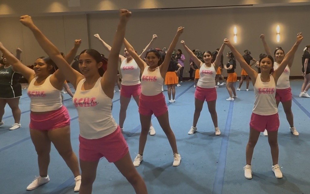 Group dance practice