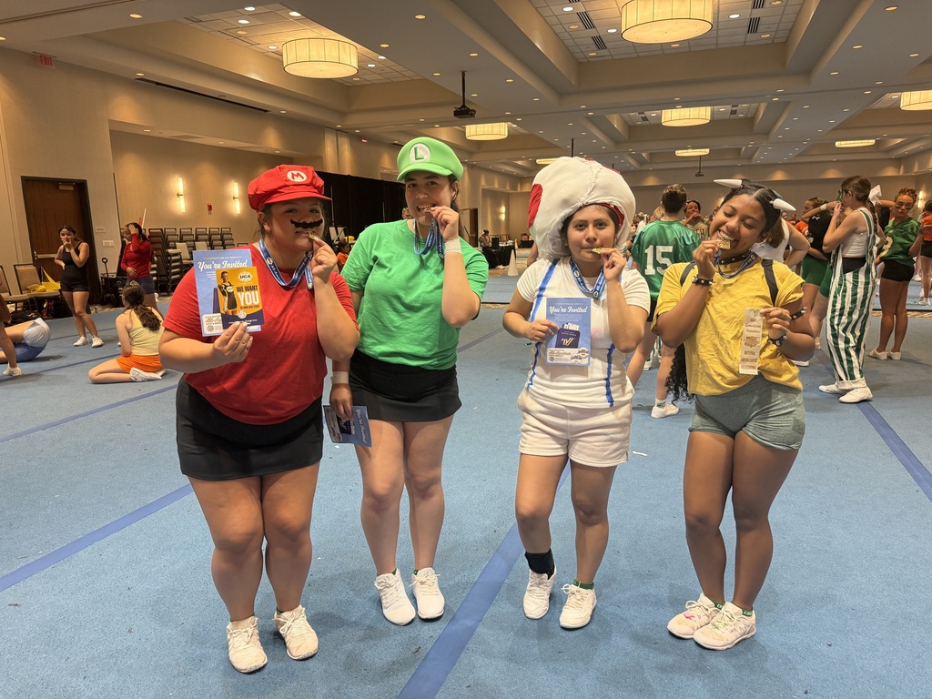 All American Cheerleaders - Nuria Fuentes, Valeria Grado, Kimberly Encarnacion, and Shanty Palma