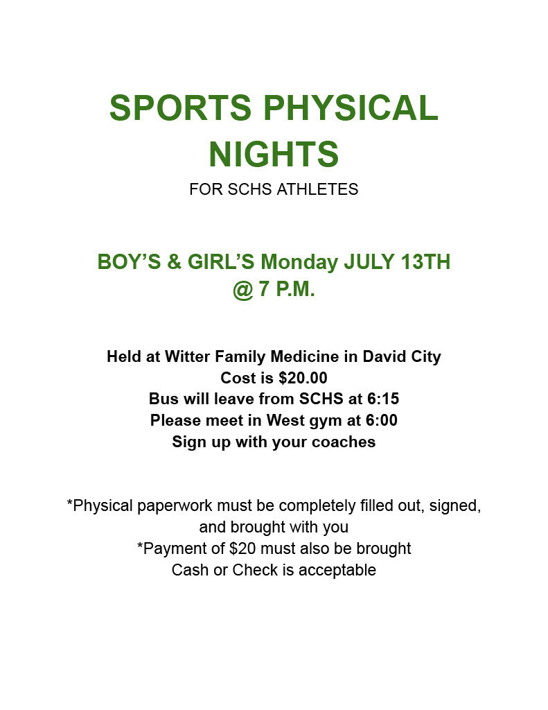 Sports Physical Night