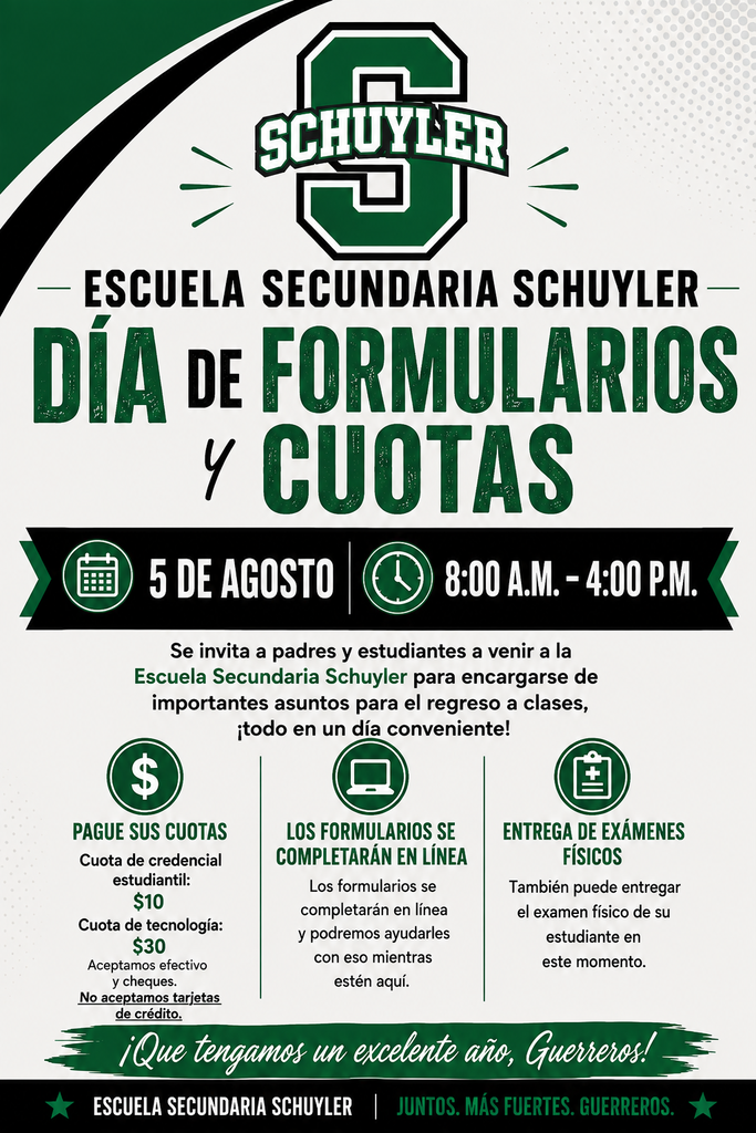 Forms and Fees Day 2026 - Spanish